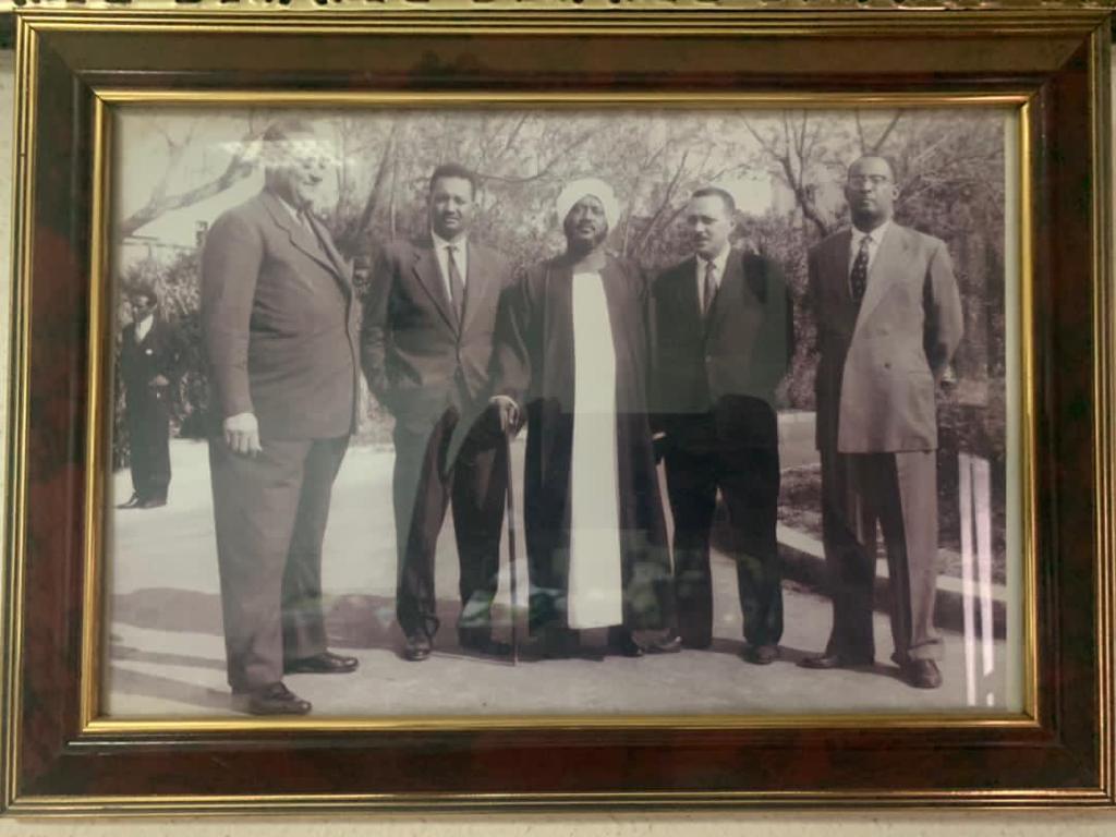 Historical council or leadership photograph from the family archive