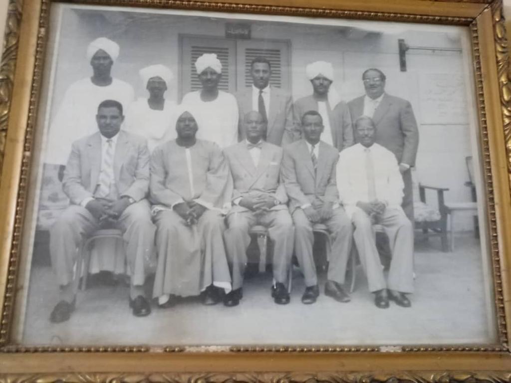 Historical delegation photograph from the family archive