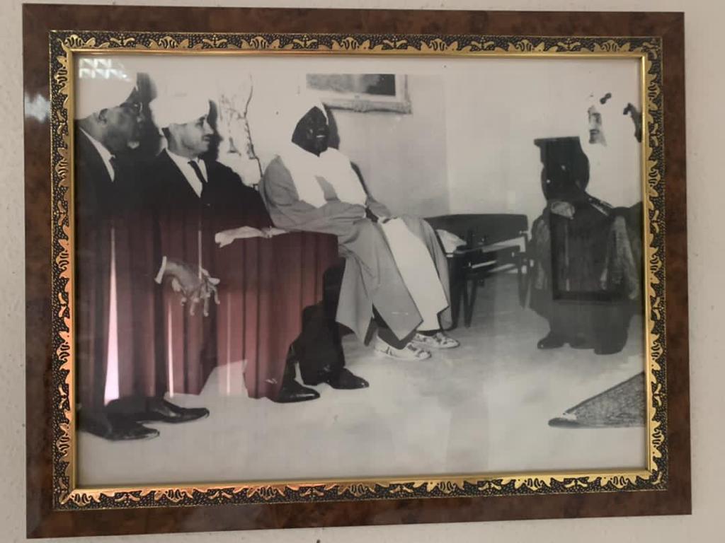 Ismail Mohammed Tahir with King Faisal Bin Abdulaziz Al Saud